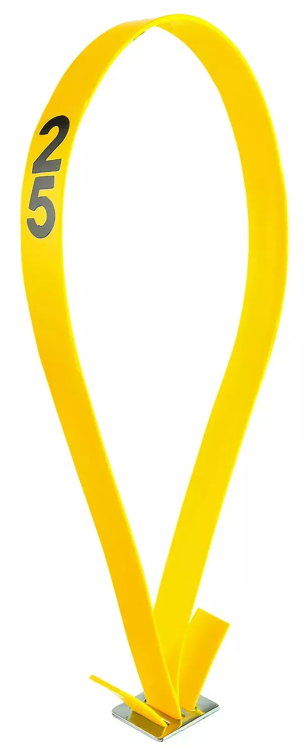 Mare ID Neck Strap – Numbered, Yellow