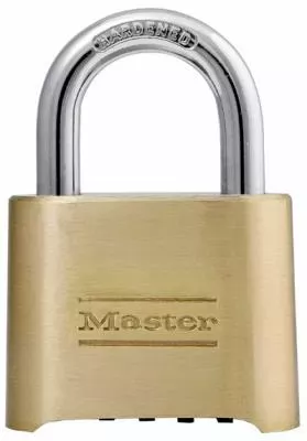 Master Lock, Combo Padlock, 1″ Shackle