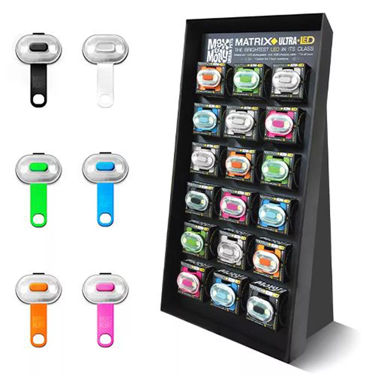 Max & Molly Matrix Ultra LED Bright Countertop Display, Assorted Colors