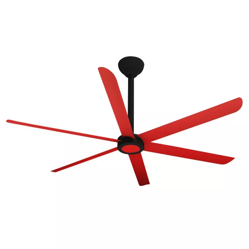 Maxx Air Indoor 6-Speed HVLS Ceiling Fan Red