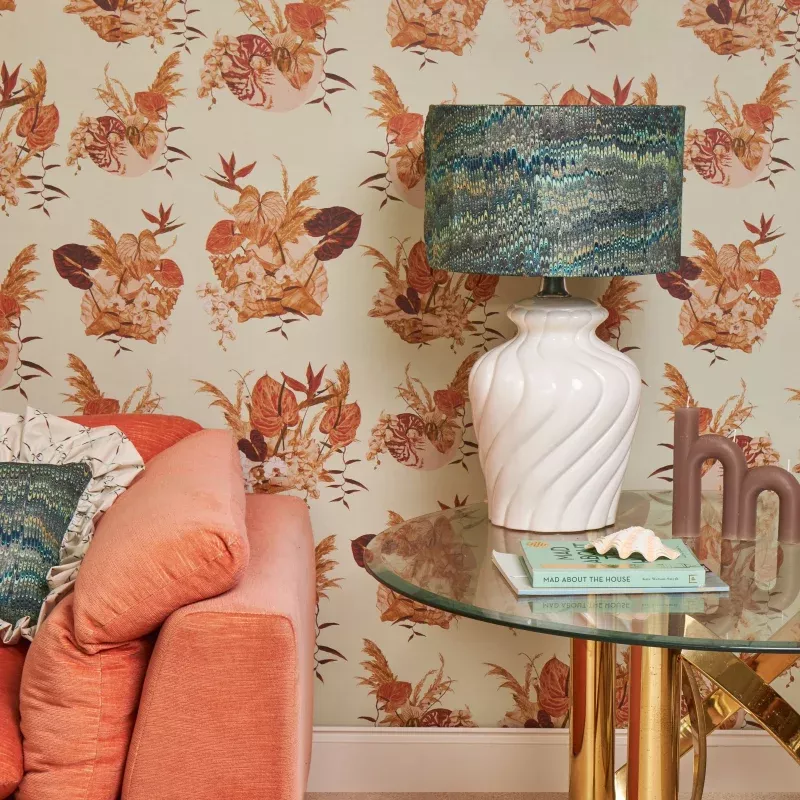 Mazzo in Bambina Blu - Wallpaper