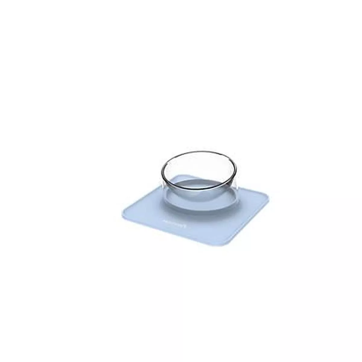 McLOVIN’s Angled Bowl with Magnetic Mat for Pets, Blue