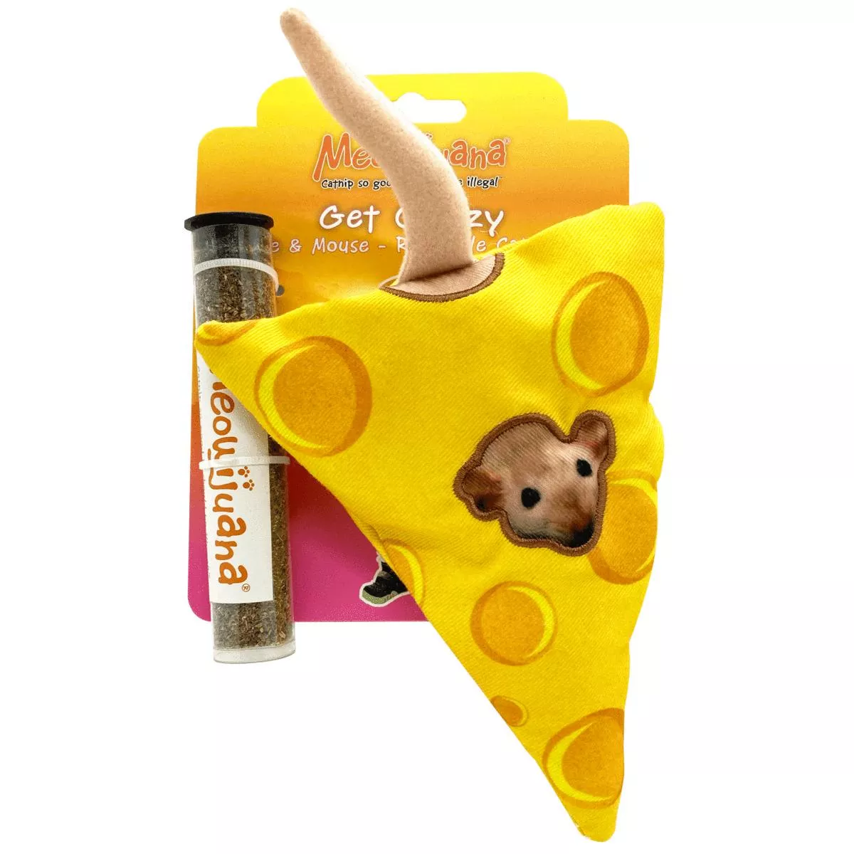 Meowijuana Get Cheezy Refillable Cat Toy