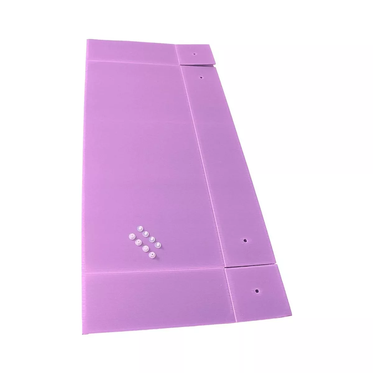 Midlee Guinea Pig Corrugated Plastic Cage Liners – 4 x 2 Panel Size – Purple