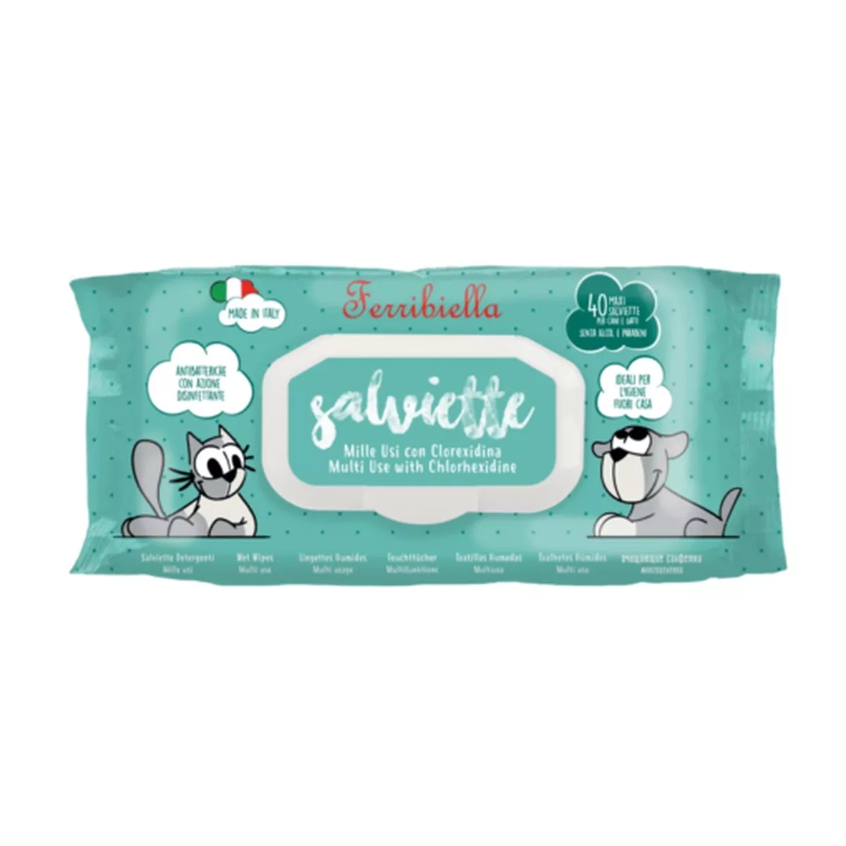 Milleusi Moisturizing and Sanitizing Pet wet wipes