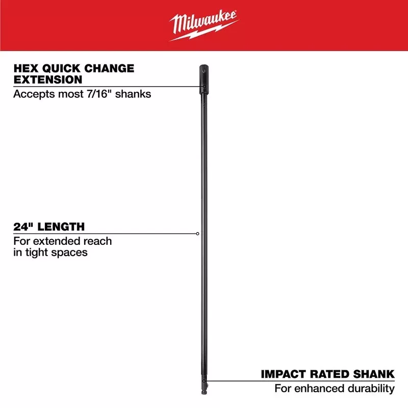 Milwaukee Tools 24 In. Bit Extension 48-28-4016
