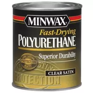 Minwax, Polyurethane, Clear Satin, Quart
