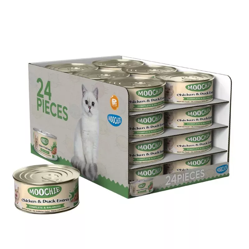 MOOCHIE CHICKEN & DUCK ENTREE 24X85g