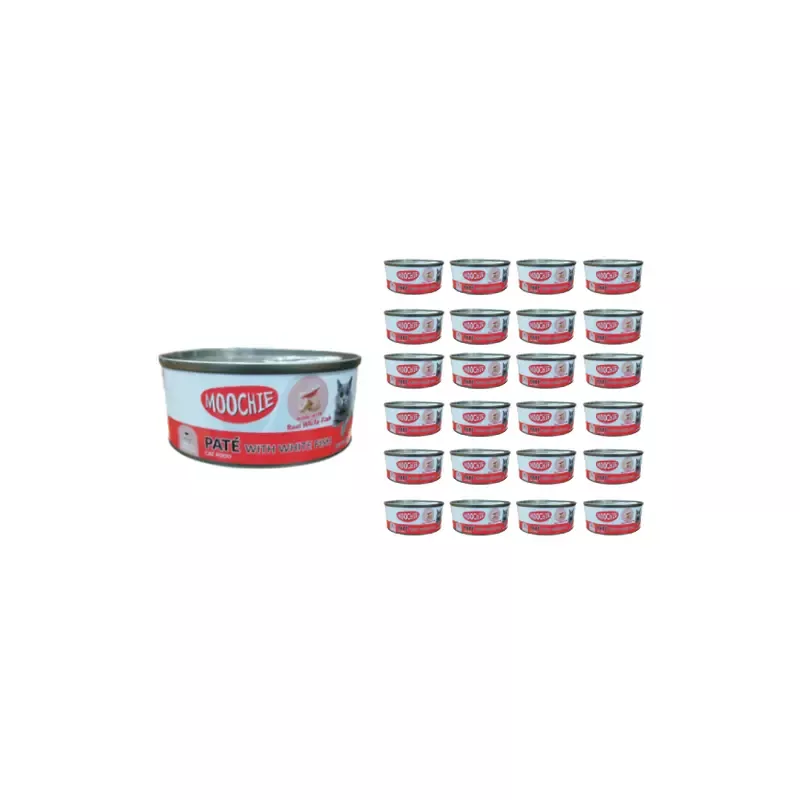 MOOCHIE LOAF WITH WHITE FISH 156gx24 CANS