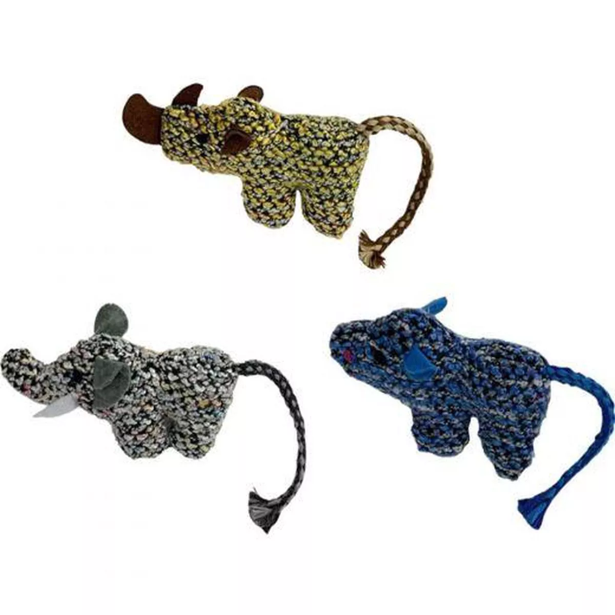 Multipet Berber Animals Catnip Cat Toy, Assorted