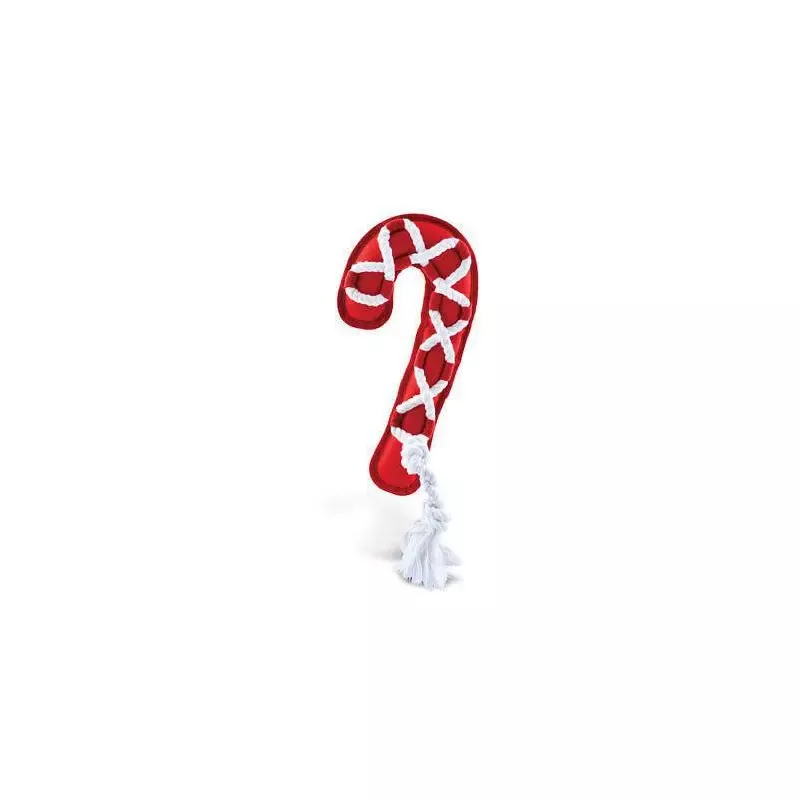Multipet Holiday Cross Ropes Candy Cane 12″