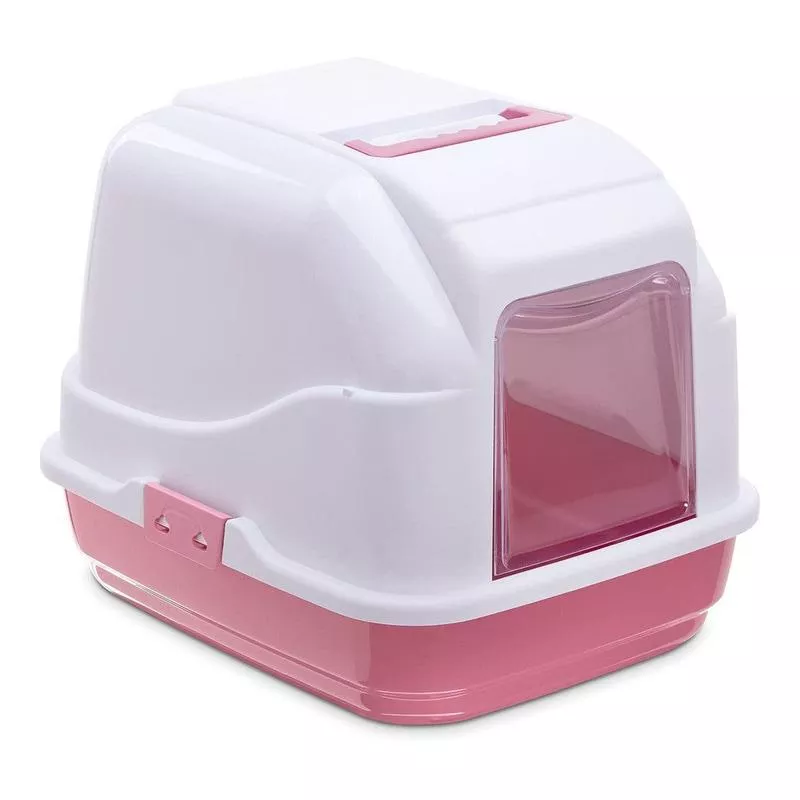 My Cat Litter Box White/Pink Dark