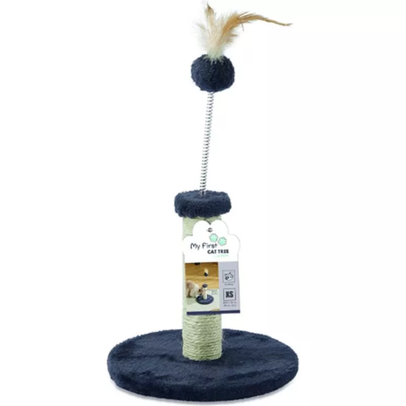 My First Cat Tree Feather Dark Gery