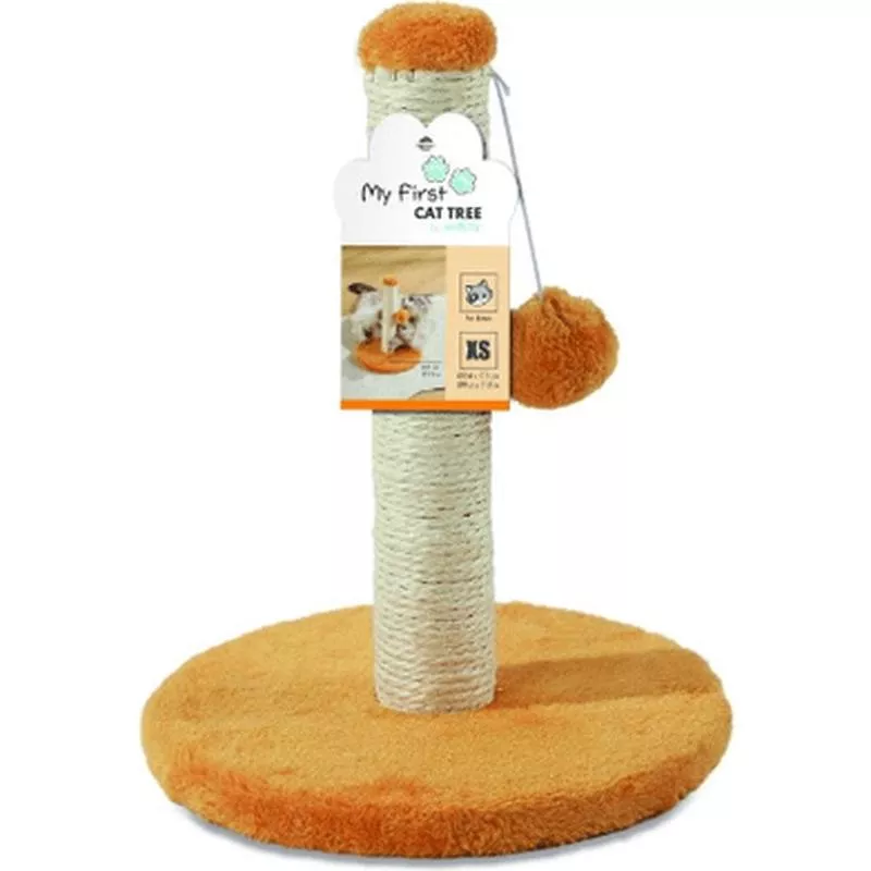 My First Cat Tree Pompom Orange