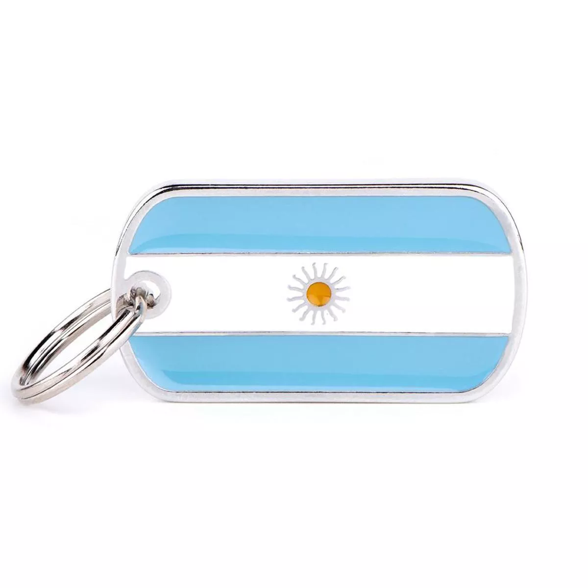 MyFamily Flags Argentina Pet ID Tag, Medium