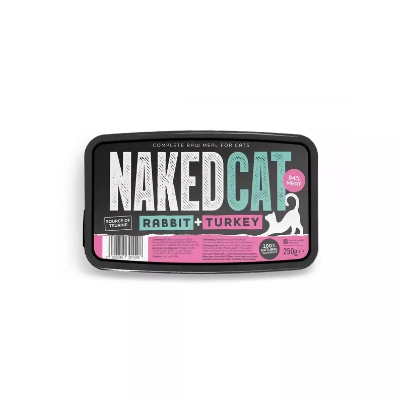 Naked Cat Rabbit and Turkey 250g