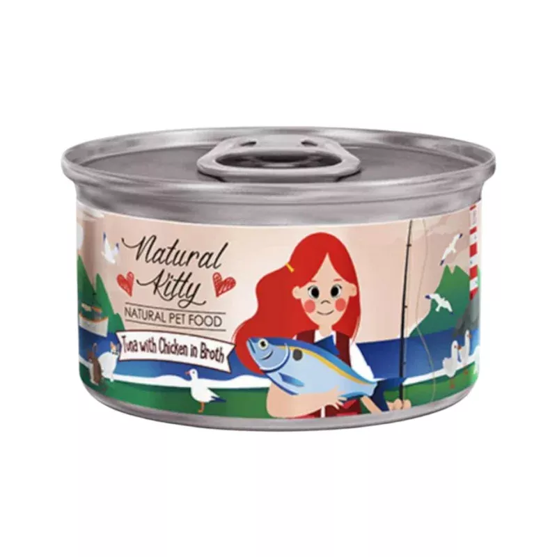 Natural Kitty tuna with chicken 80 gm
