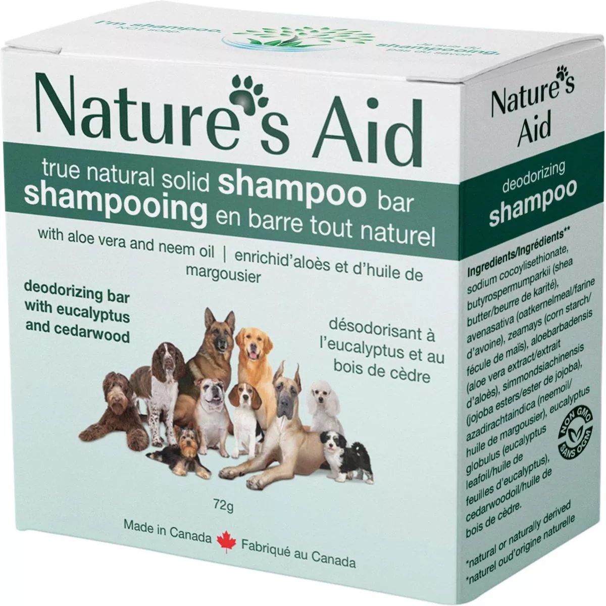 Nature’s Aid Deodorizing Dog Shampoo Bar