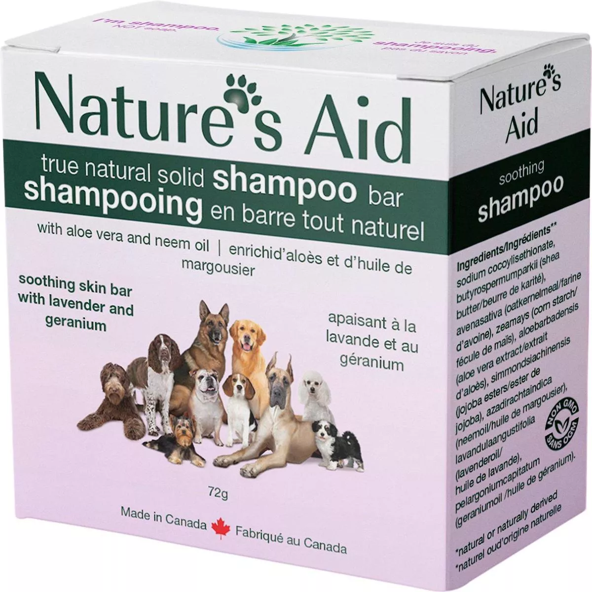 Nature’s Aid Soothing Dog Shampoo Bar