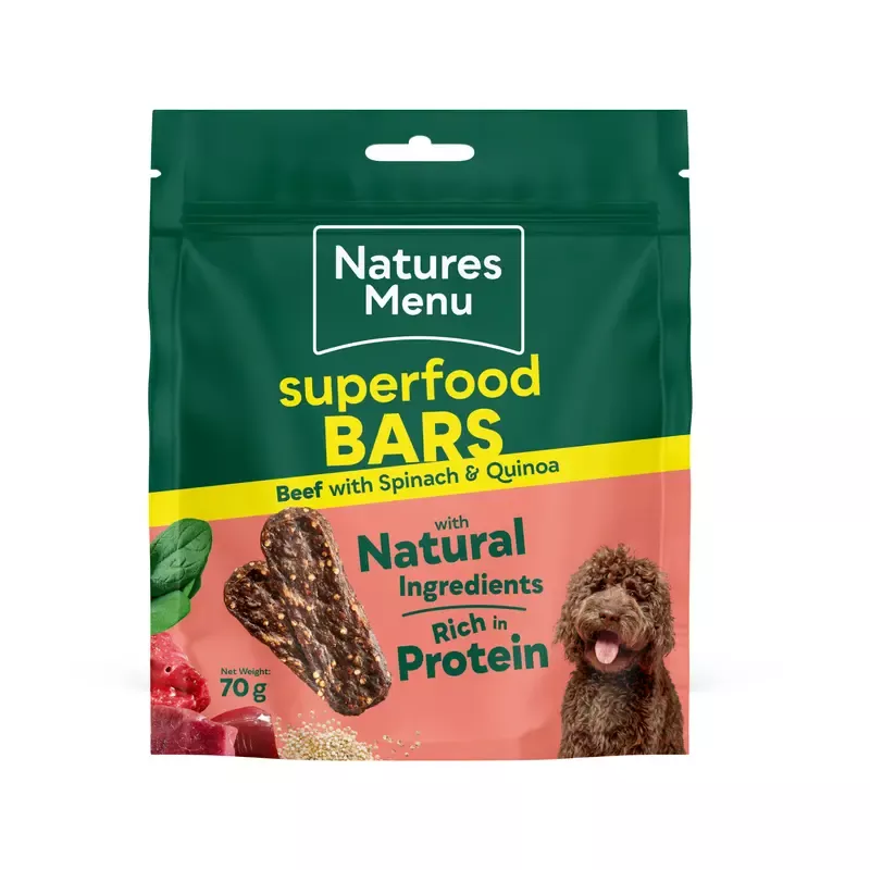 Natures Menu Superfood Bars Beef 70g