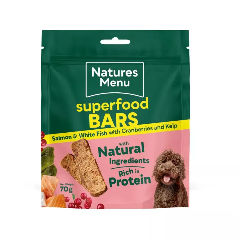 Natures Menu Superfood Bars Fish 70g