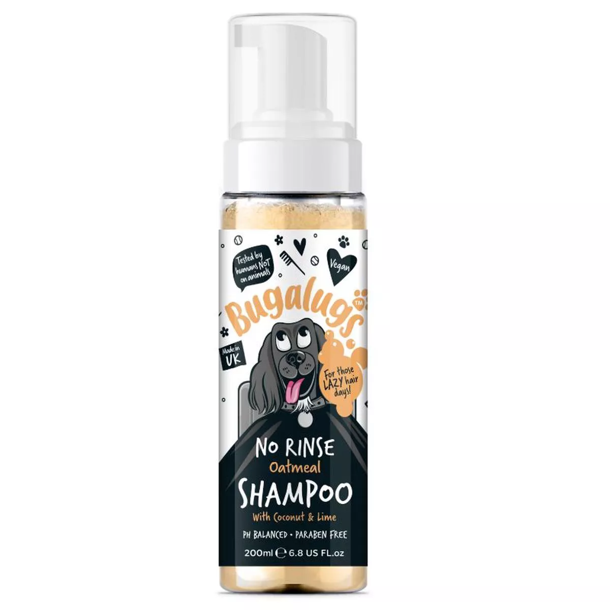 NO RINSE SHAMPOO 200ML – OATMEAL
