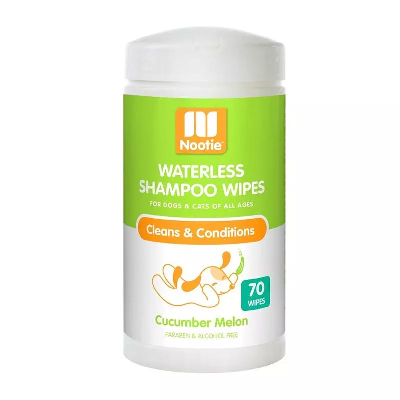 Nootie Waterless Shampoo Wipes – Cucumber Melon 70sheets