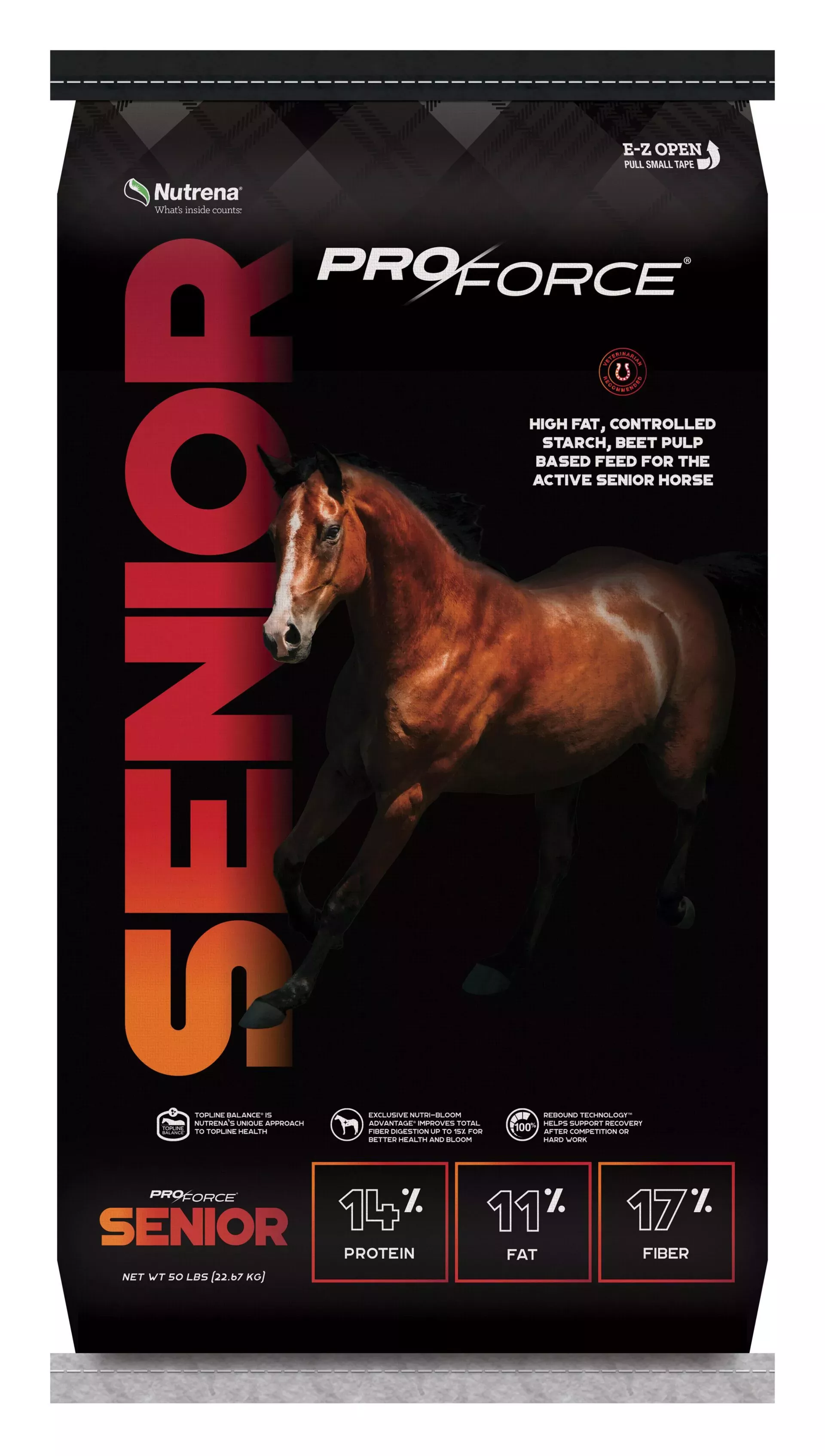 Nutrena, ProForce Senior Horse Feed, 50 lbs.