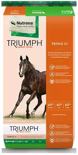 Nutrena, Triumph Triple 10 Textured, 50 lbs.
