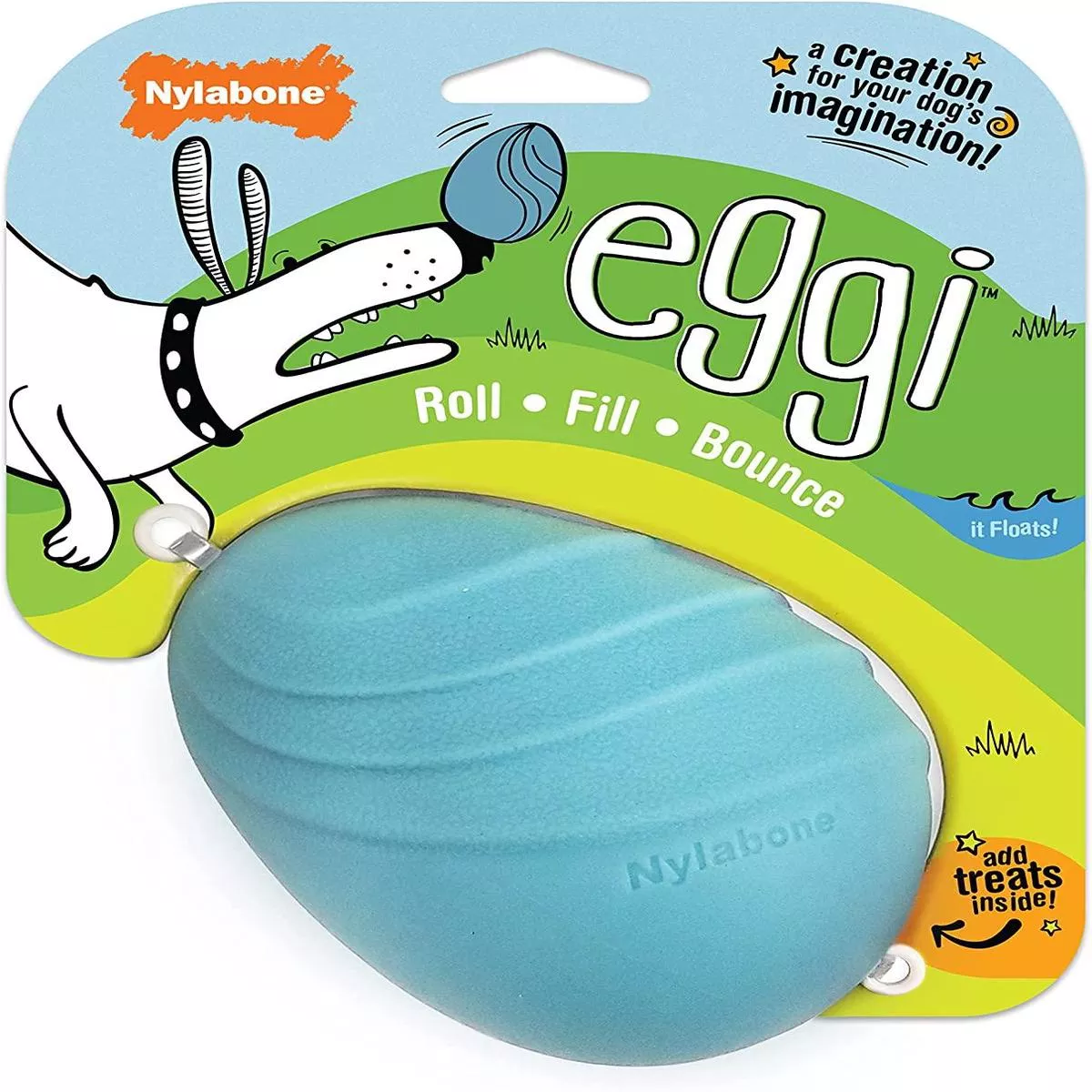 Nylabone Creative Play Eggi Interactive Dog Toy