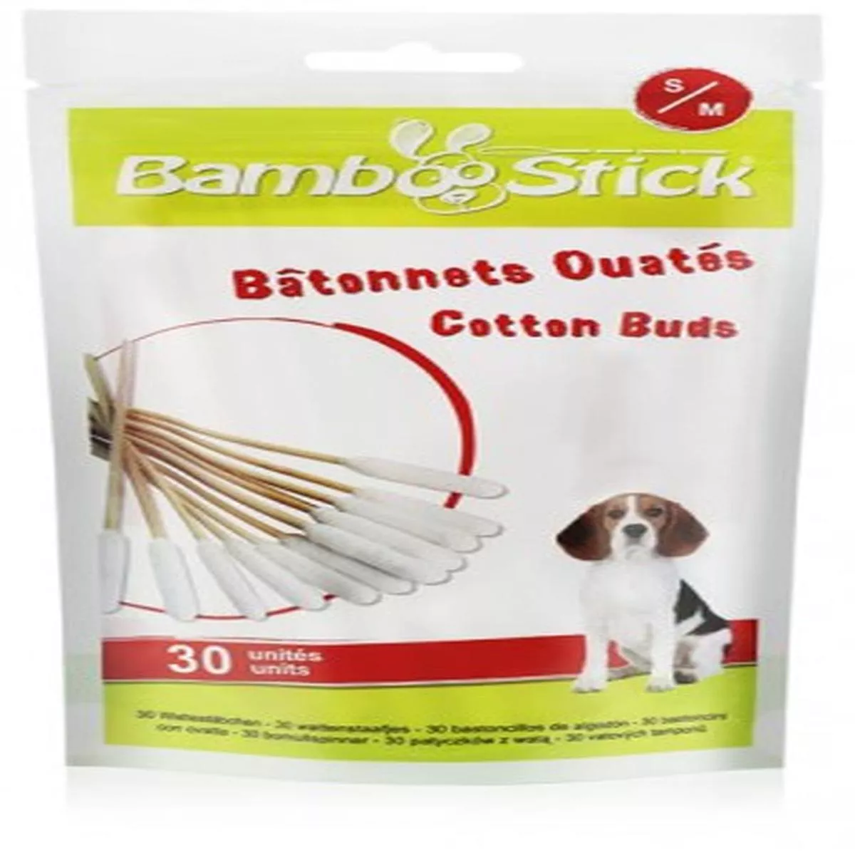 O’Tom BambooStick Cotton Buds for Small/Medium Dogs