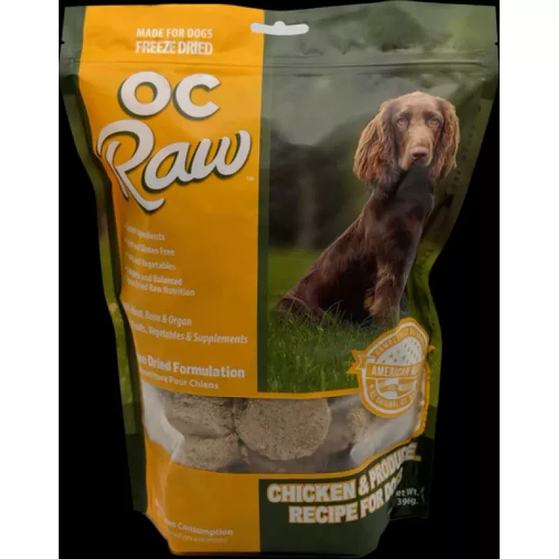 OC Raw Freeze-Dried Chicken & Produce