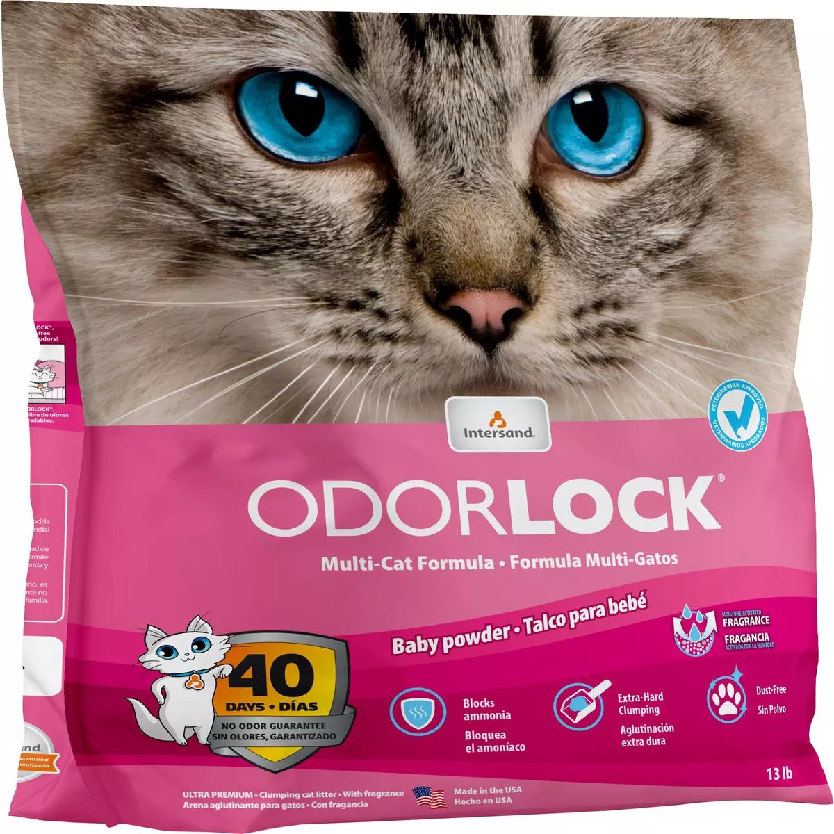 Odor Lock Clumping Cat Litter – CALMING BREEZE | 25 LB