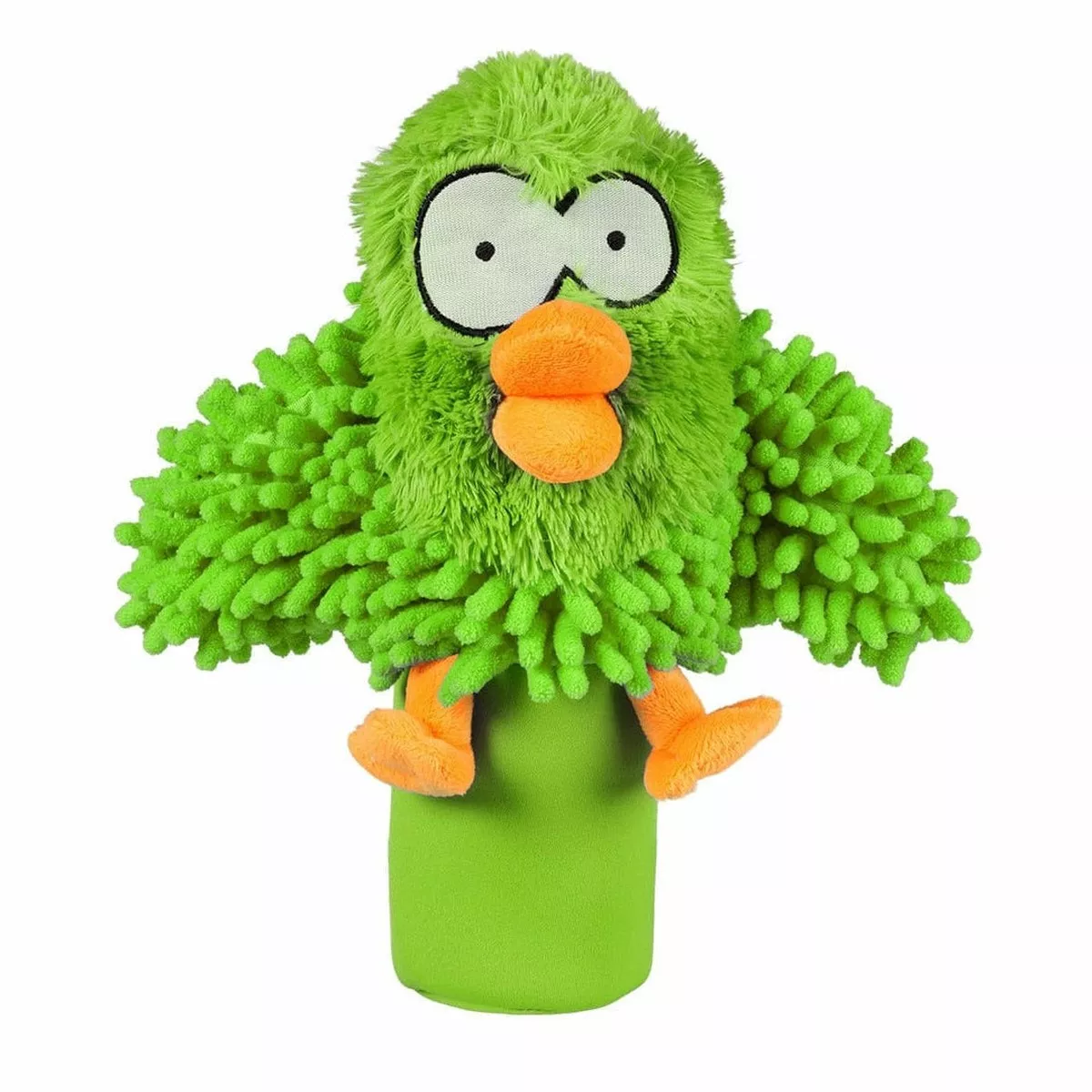 Oohoo bottle squeaker 27cm green