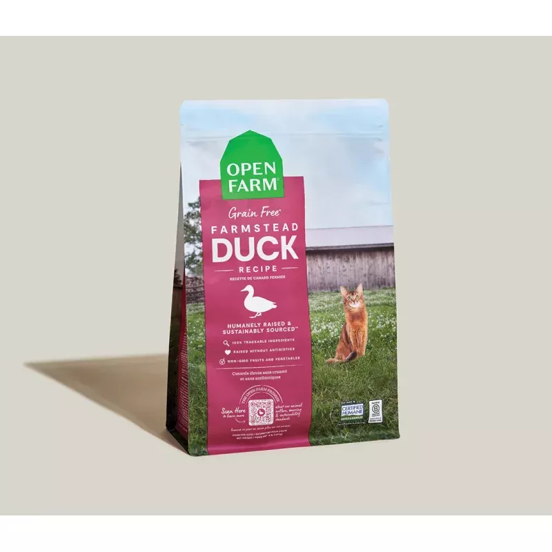 Open Farm Farmstead Duck Grain-Free Cat Kibble