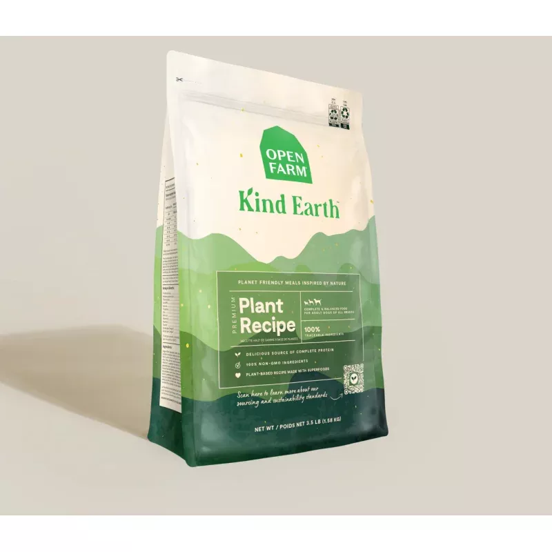 OPEN FARM Kind Earth Plant-Based Dog Kibble