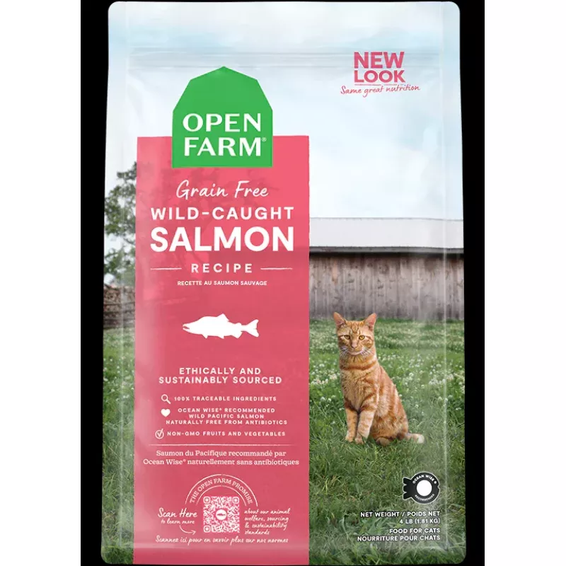 OPEN FARM Wild-Caught Salmon Grain-Free Cat Kibble