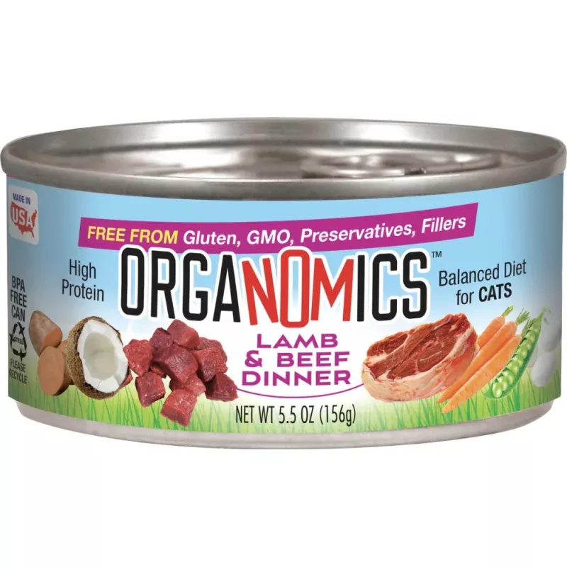 Organomics Lamb and Beef Dinner for Cats