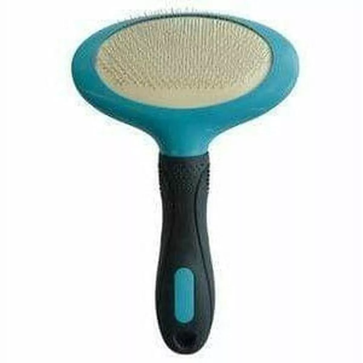 OVAL SLICKER BRUSH L BLACK & BLUE