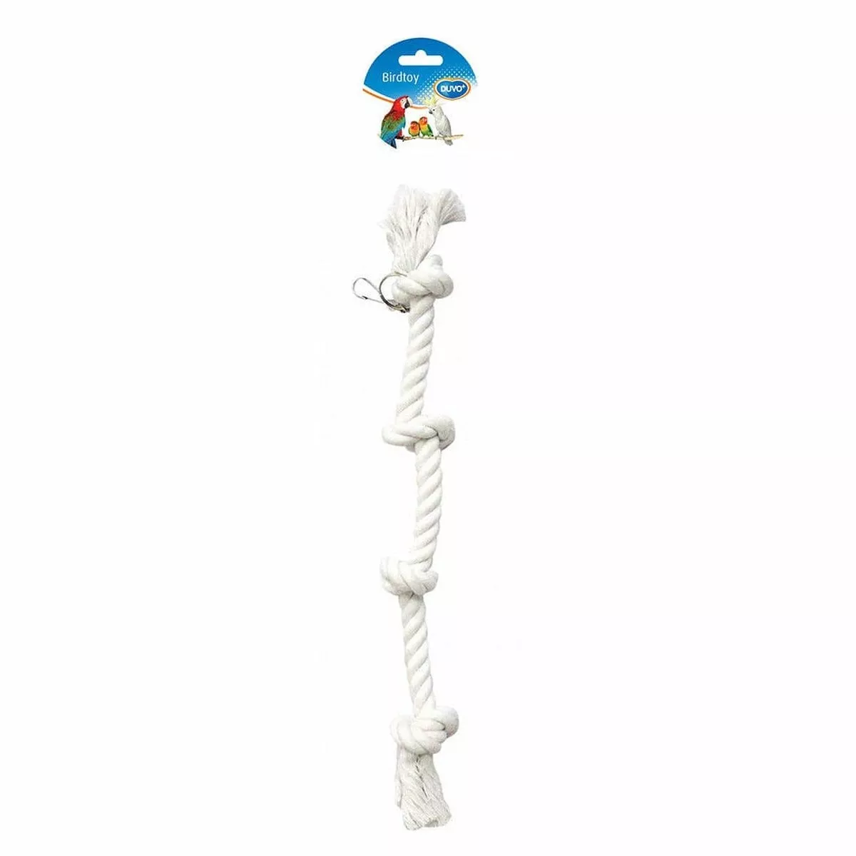 Parrot Rope With 4 Knots 50cm white