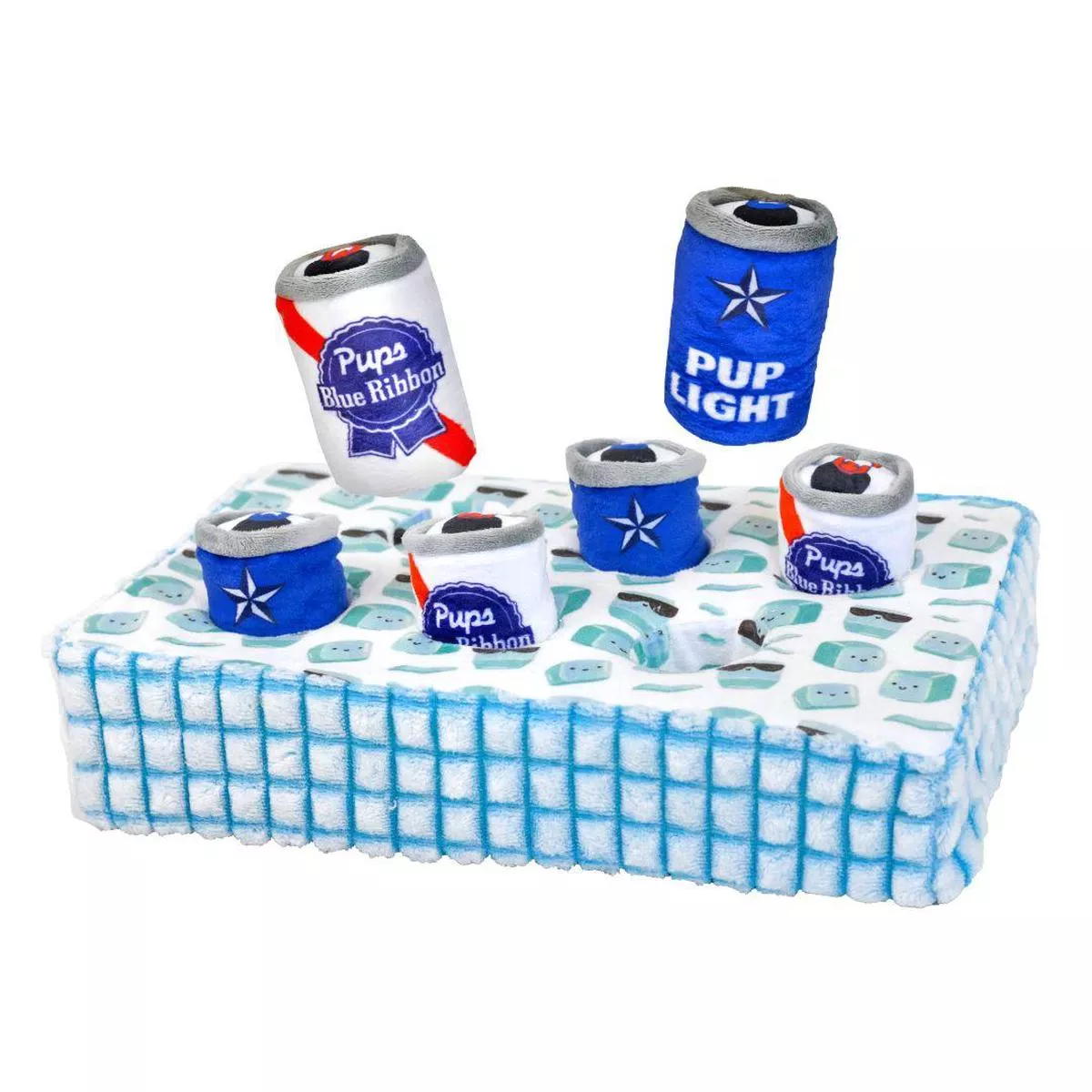 Patchwork Pet Beers on Ice Dog Toy