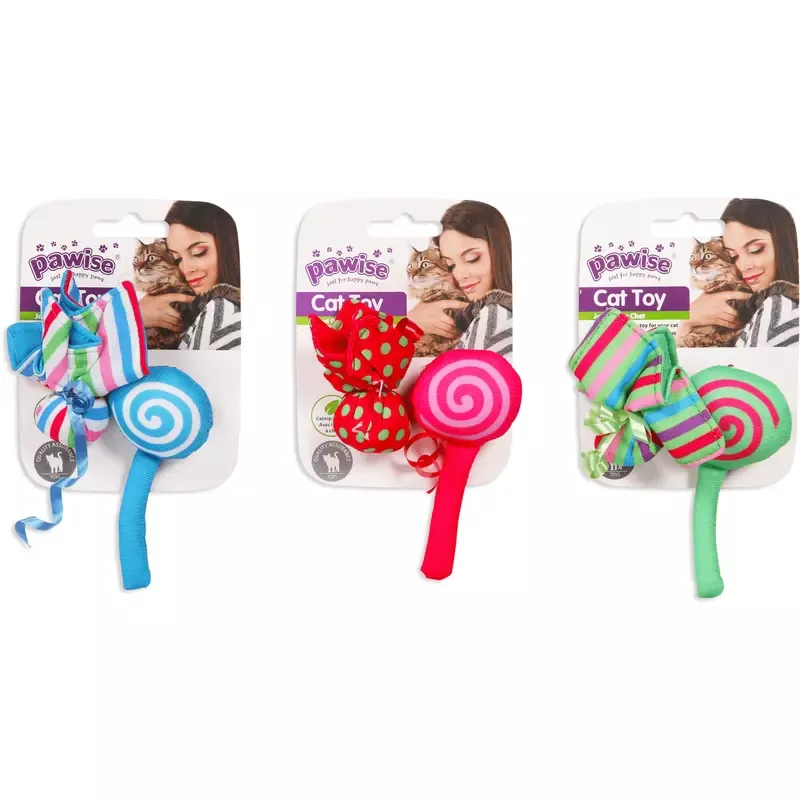 PAWISE Candy & Flower Cat Toy