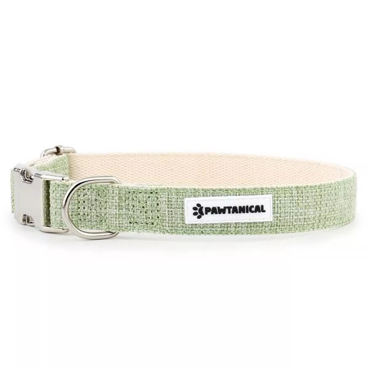 Pawtanical Dog Collar, Light Green