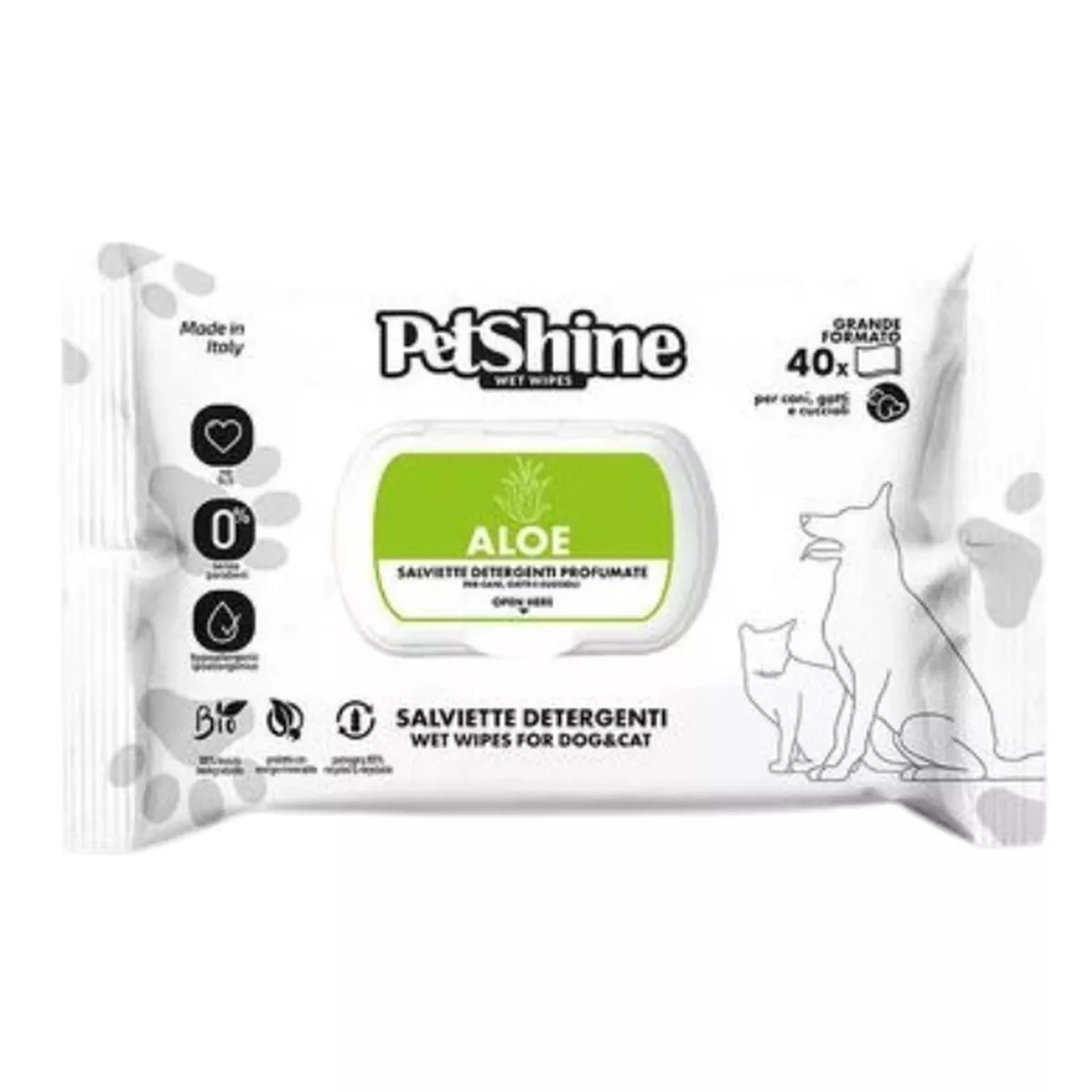 Pet Shine Wipes Exotic Aloe, x35
