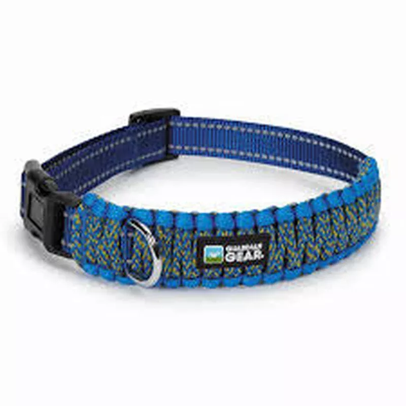 PetEdge-GG Reflective Paracord Collar Blu M