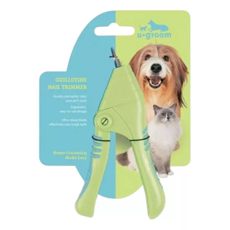 PetEdge-UG Guillotine Nail Clipper Plastic