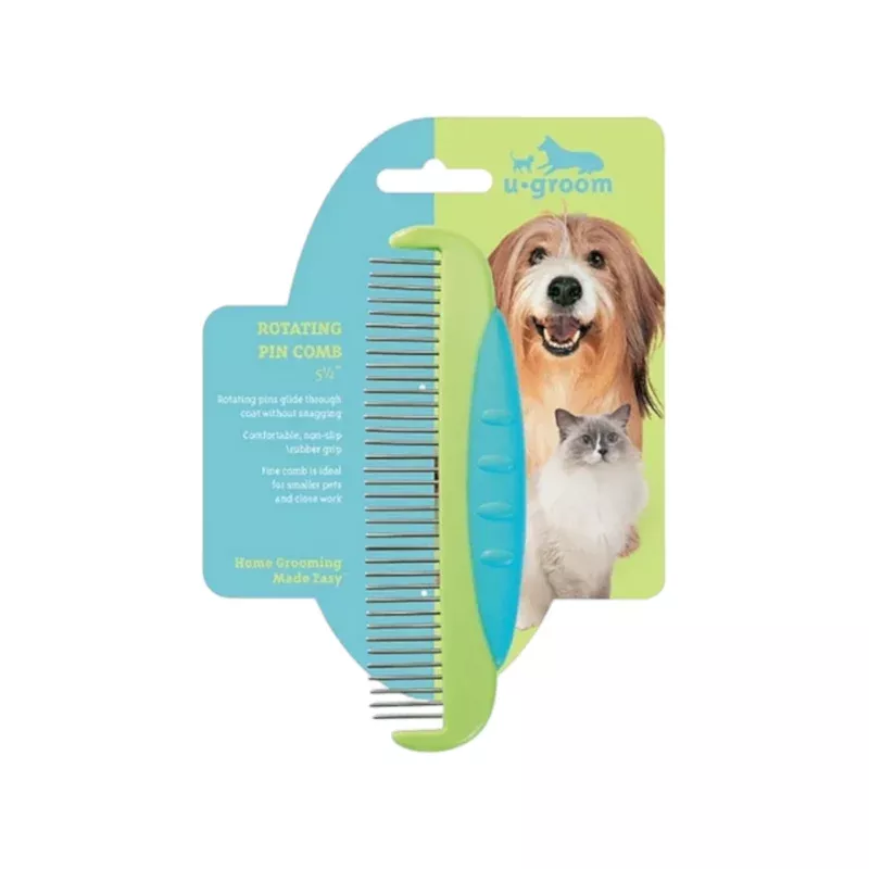 PetEdge-UG Rotating Pin Comb 5.5in