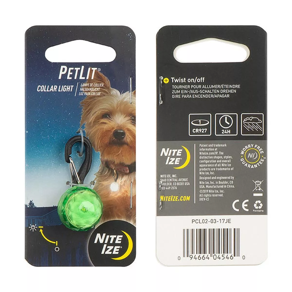 PetLit Collar Light – Green