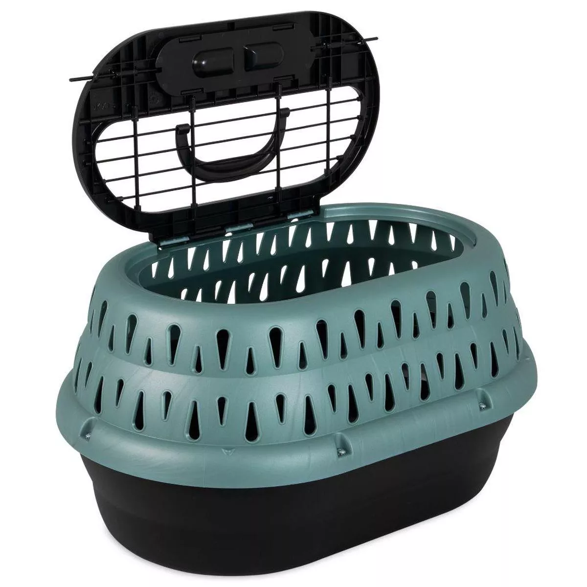 Petmate Top Load Cat Kennel, Green