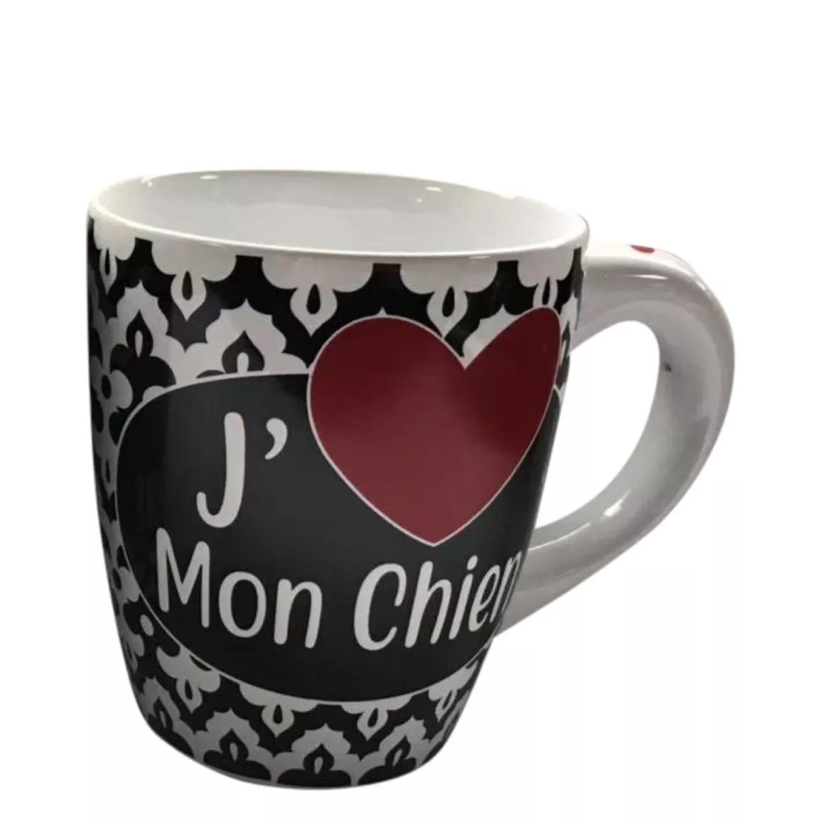 PetRageous J’Aime Mon Chien Jumbo Mug